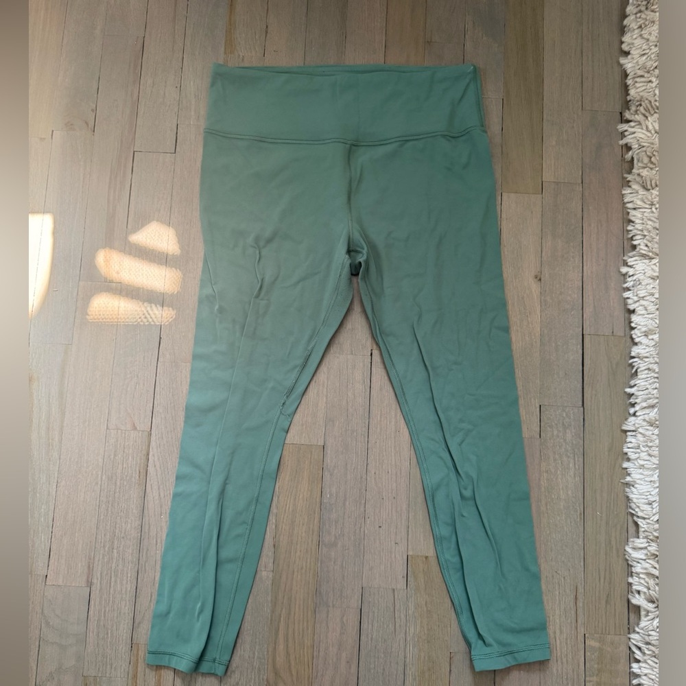 Athleta Green 7/8 Elation Leggings